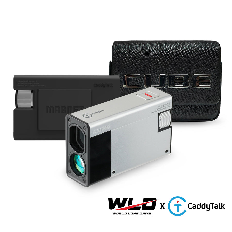 WLD x CaddyTalk CUBE Laser Rangefinder & WLD Magnetic Silicone Case