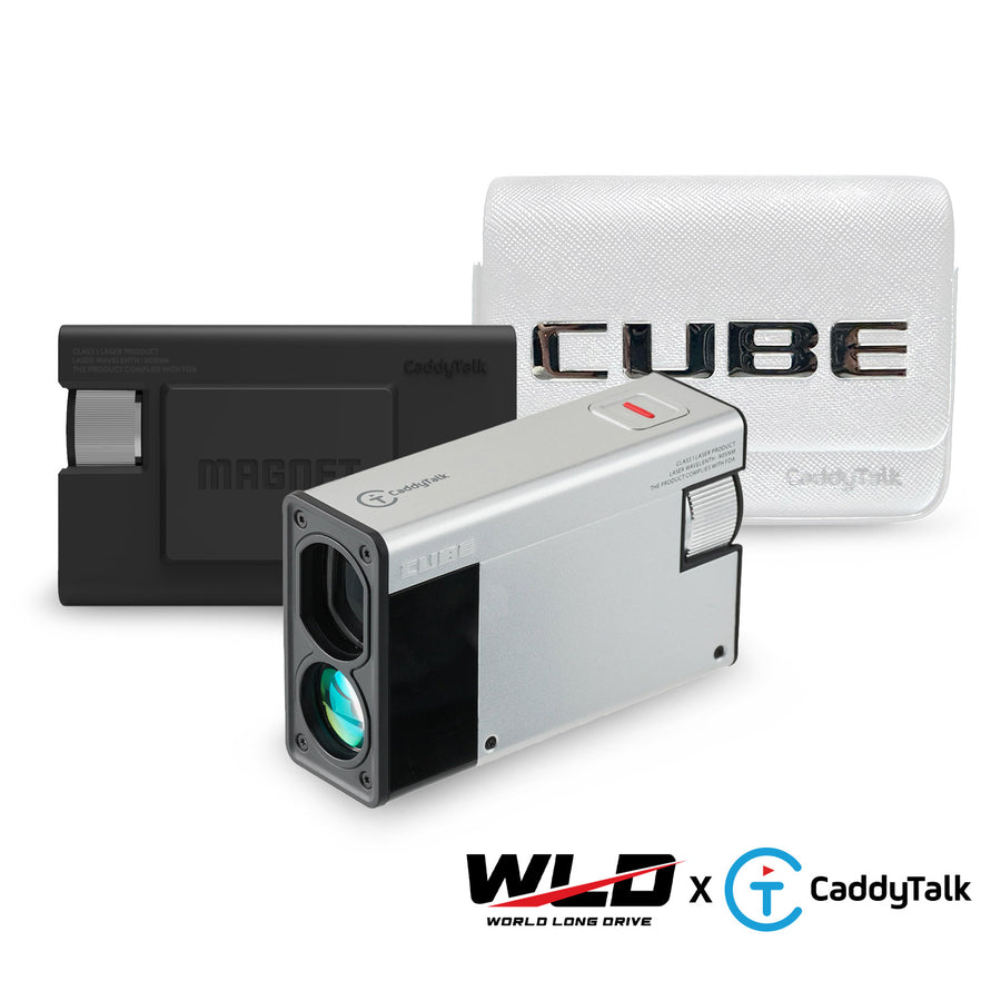 WLD x CaddyTalk CUBE Laser Rangefinder & WLD Magnetic Silicone Case